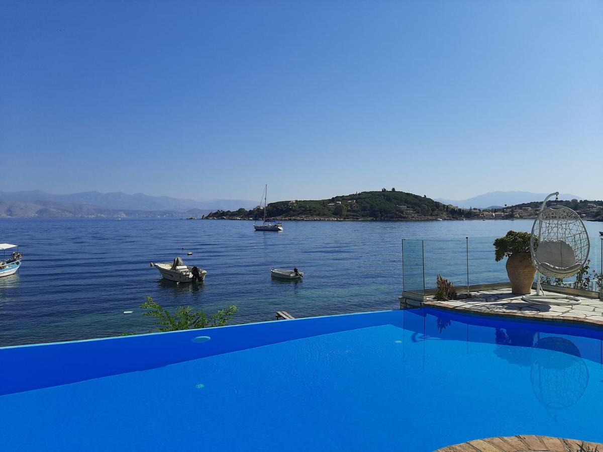 Imerolia Beach Villa Kassiopi Corfu Extérieur photo