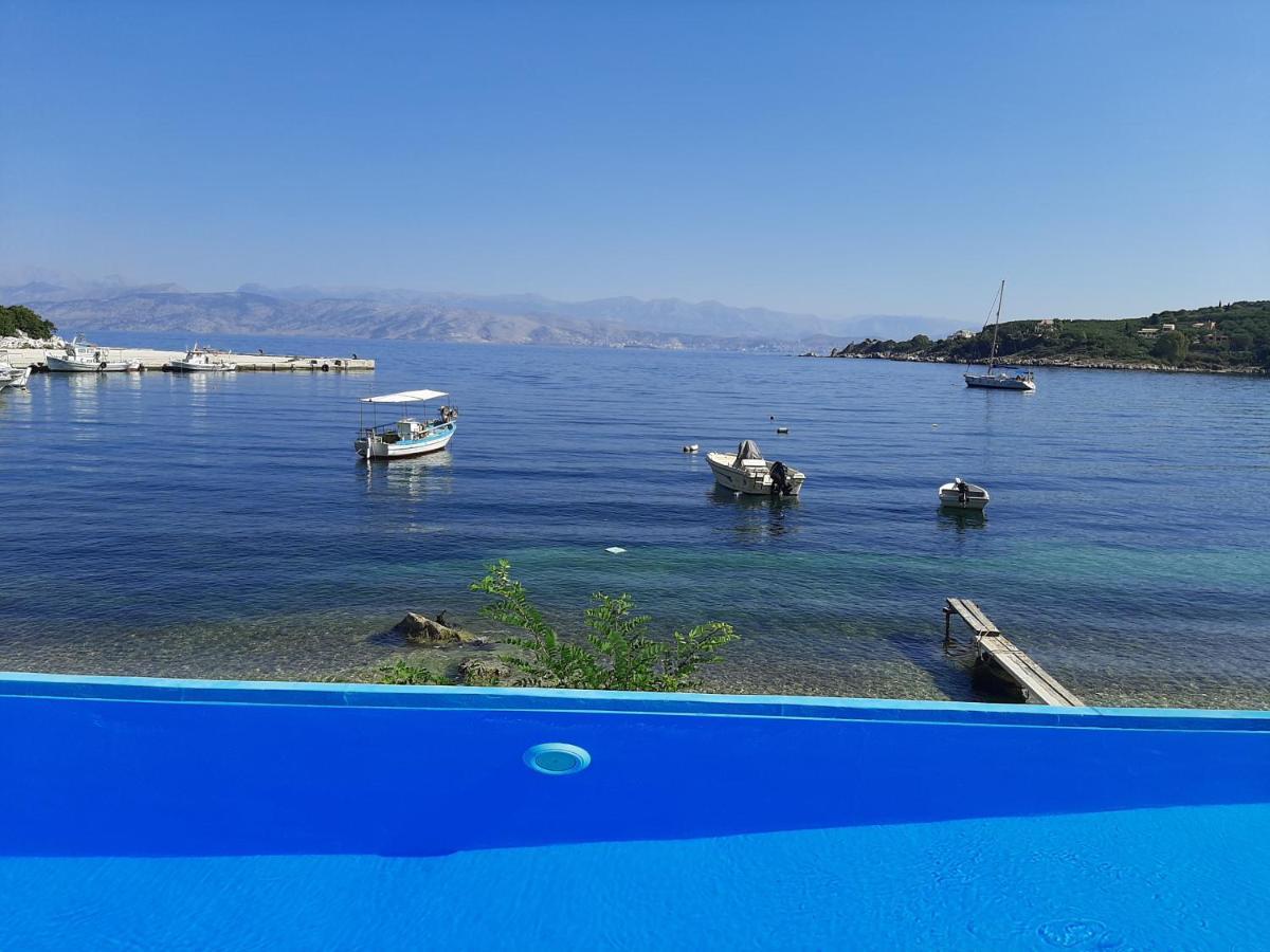 Imerolia Beach Villa Kassiopi Corfu Extérieur photo